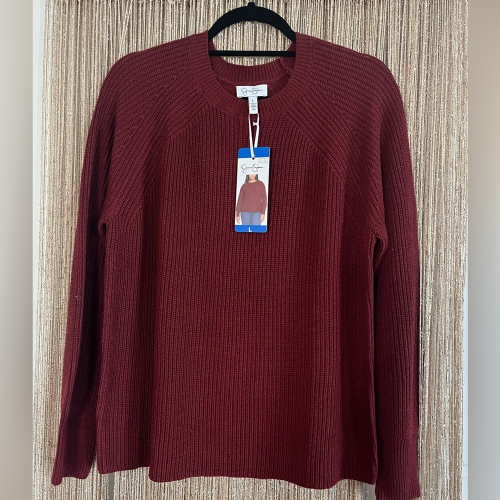 Cozy Red Jessica Simpson Sweater - Picture 3 of 5